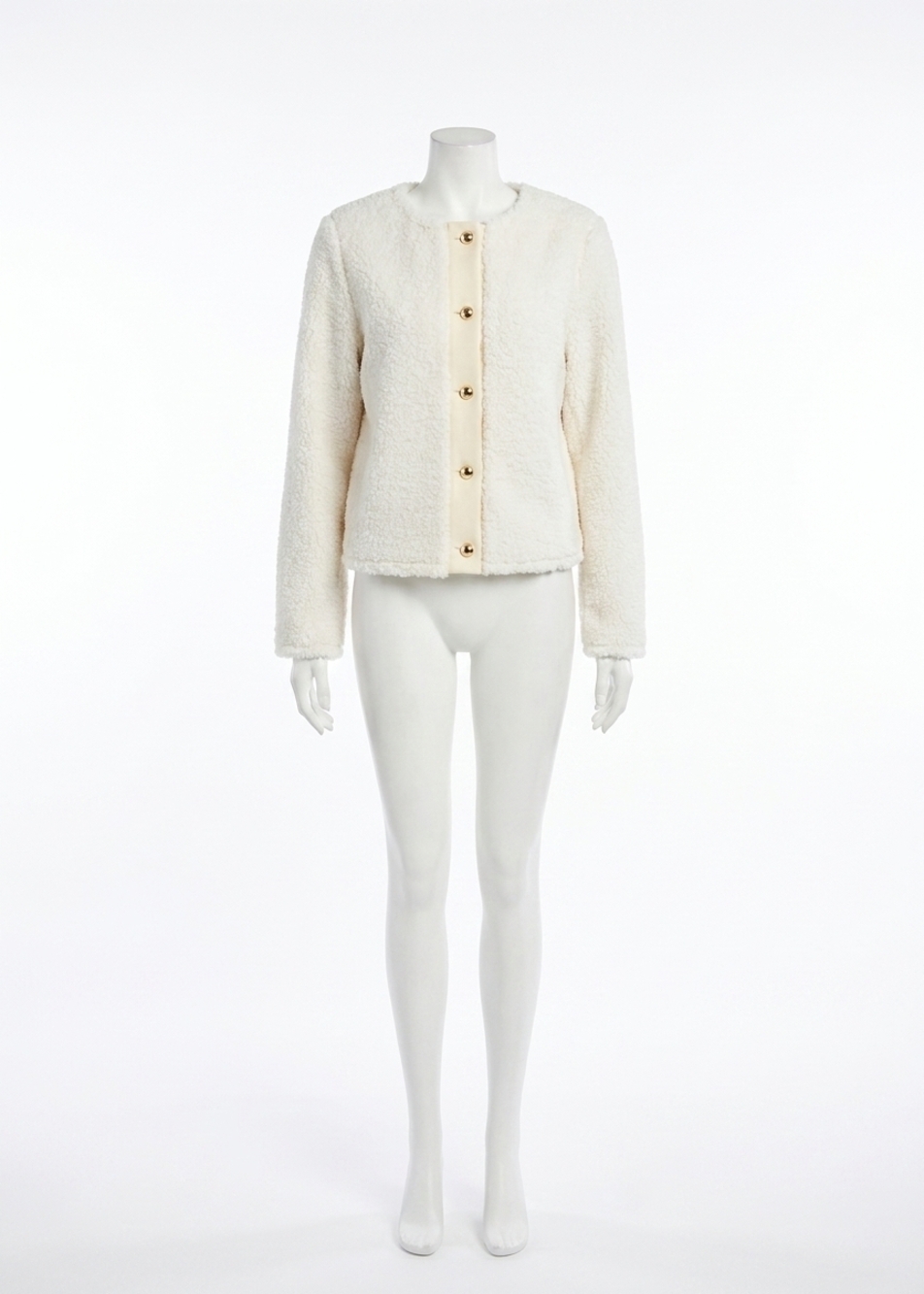 NEW CAMI NYC pavan sherpa jacket in ecru